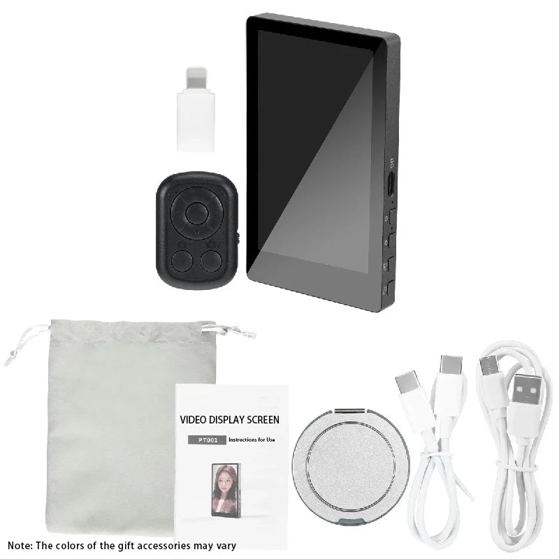 Magnetic Phone Projector Screen Android iPhone Rear Camera Selfie for Vlog Live Stream Video Recording Smart Monitor Accessory