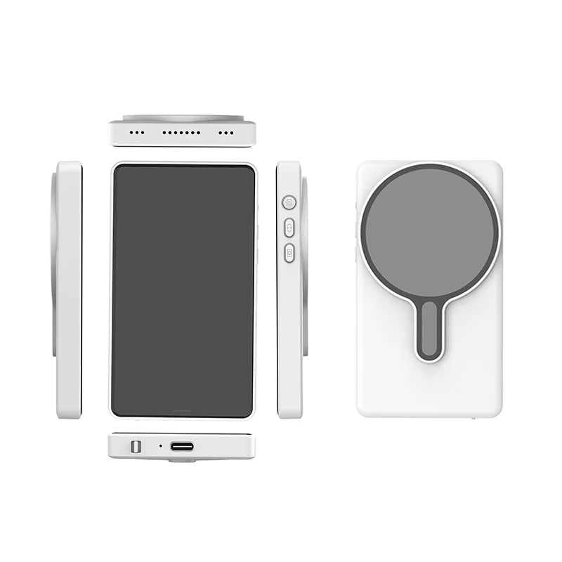 LINIM Magnetic Wireless Selfie Monitor Screen Phone Rear Camera for Vlog Live Stream Compatible for iPhone Android