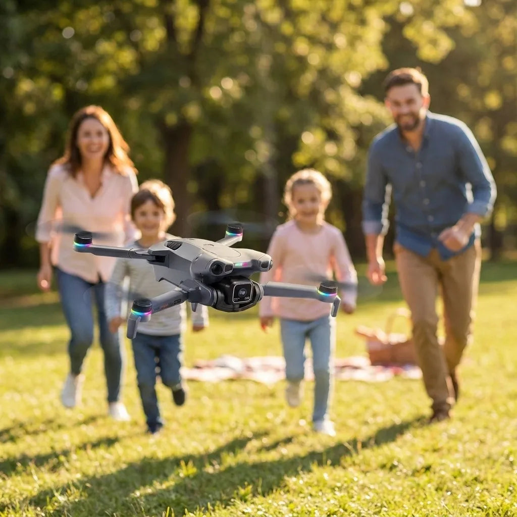 New K900 Max Folding Drone 8k Dual Cameras Screen Remote Control Helicopter GPS Obstacle Brushless Quadcopter Aerial Photography