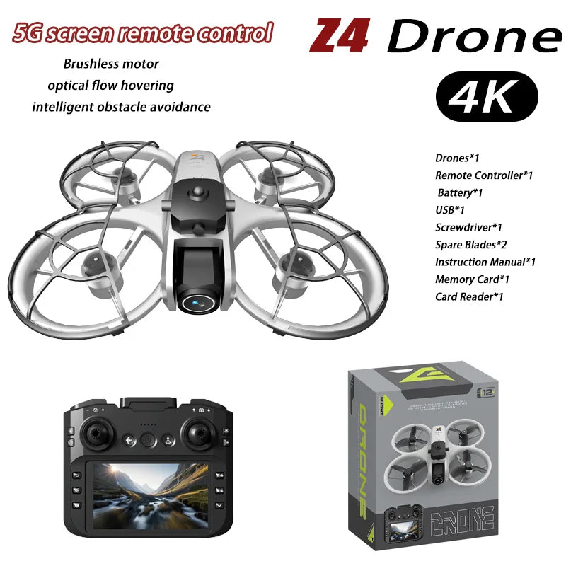 2026 New Z4 Drone 8K Wifi GPS Professional HD Aerial Photography Quadcopter with Dual Cameras Remote Control UAV For Kids Adults