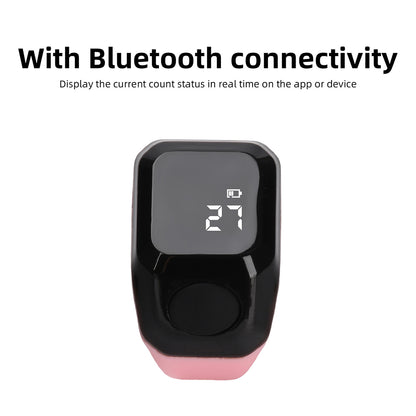 Wearable Bluetooth Smart Tally Counter Ring APP Sync Digital Display Rechargeable Zikr Prayer Time Reminder Clicker