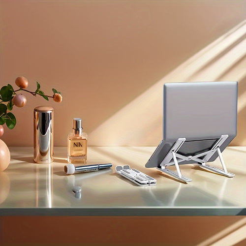 Adjustable Laptop Stand Foldable Desk Riser-1