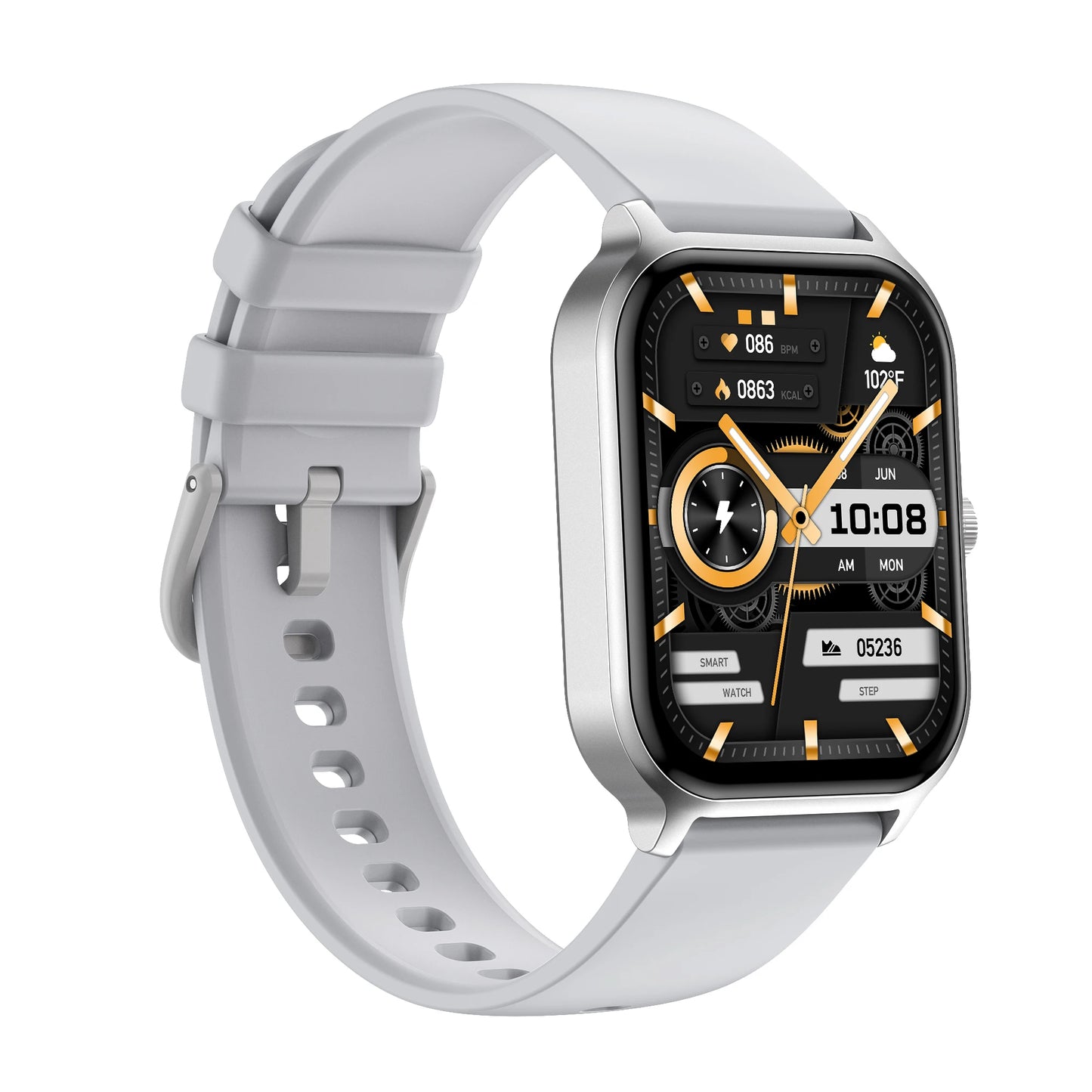 2024 P85 Series Square TFT Smartwatch 1.93 Inch IP67 Waterproof BT Call Compatible DIY Dials Android IOS Support Answer Dafit