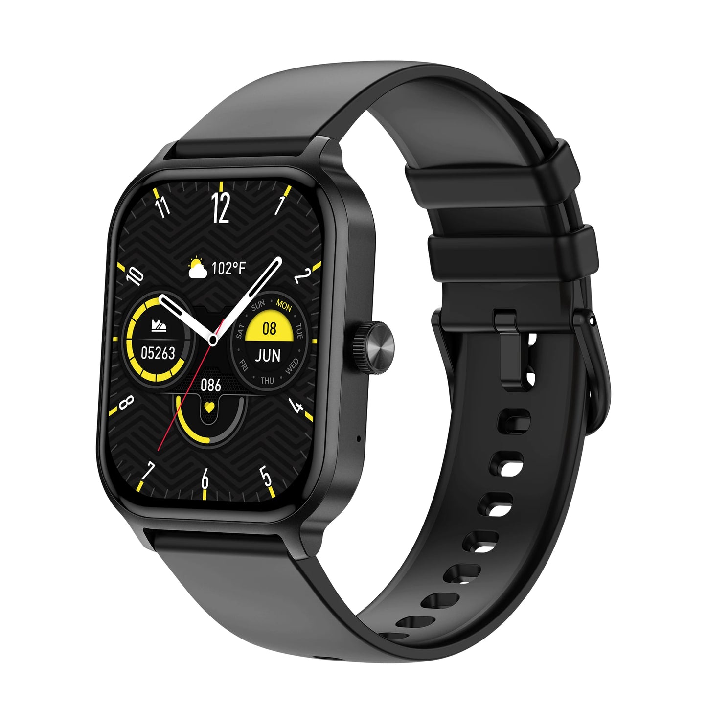 2024 P85 Series Square TFT Smartwatch 1.93 Inch IP67 Waterproof BT Call Compatible DIY Dials Android IOS Support Answer Dafit