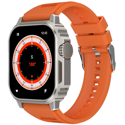 VALDUS Sleep Monitoring Heart Rate GPS 1.96 Inch IP68 Waterproof Smart Watch Sedentary Reminder Blood Oxygen Blood Pressure VL20