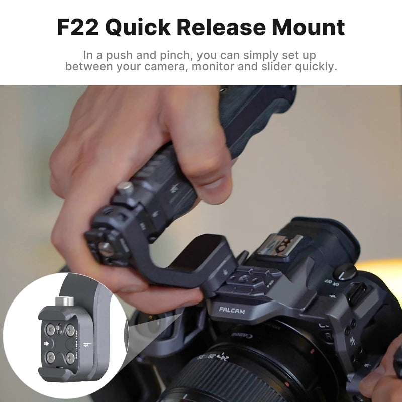 Ulanzi FALCAM F22 Quick Release Top Handle Grip DIY All in One Handgrip Quick Release Top Handle Grip for Camera Cage
