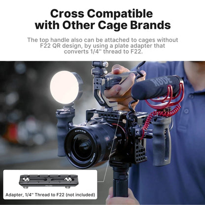 Ulanzi FALCAM F22 Quick Release Top Handle Grip DIY All in One Handgrip Quick Release Top Handle Grip for Camera Cage