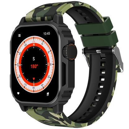 VALDUS Sleep Monitoring Heart Rate GPS 1.96 Inch IP68 Waterproof Smart Watch Sedentary Reminder Blood Oxygen Blood Pressure VL20