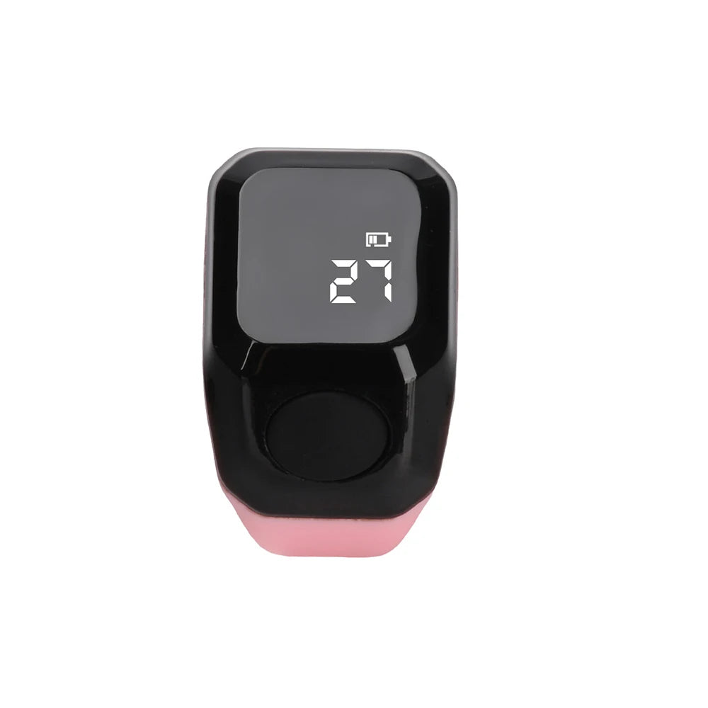 Digital Ring Counter Bluetooth APP Control OLED Display Silent Touch Type-C Rechargeable Muslims Ring Prayer Finger Counter