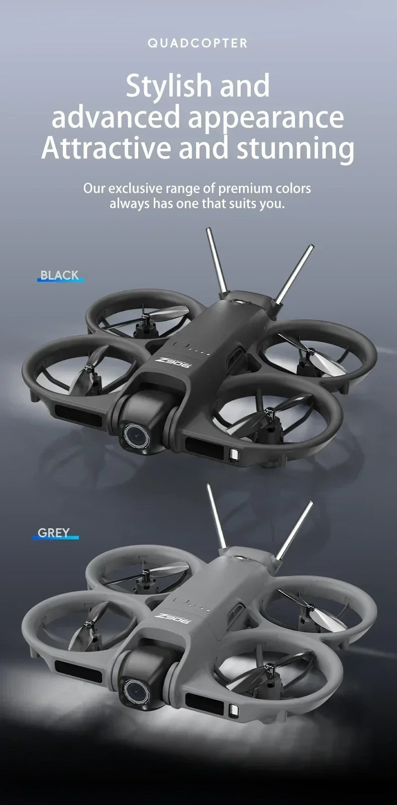 Xiaomi Z906 Drone 8K Aerial HD Intelligent Avoiding Obstacle with Larger Screen Remote Control Folding Brushless Power GPS Drone