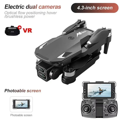 M10 Drone 8K HD Camera Brushless Motor For Aerial Photography Remote Control UAV For Beginners Professionals Hobby Gifts Adults