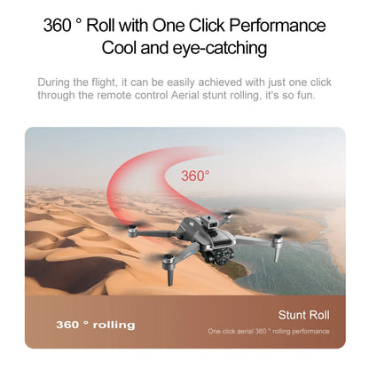 Foldable M66 RC Drone with 4.5in HD Foldable Screen,5G Smooth Image,Brushless Motor,Foldable Compact Quadcopter for Travel Aeri