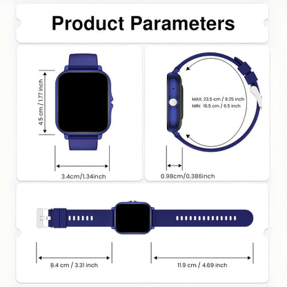[Smart Watch, Wireless] Wireless Men'S And Women'S Smart Watch, 1.83-Inch Full Screen Touch, Dialing/Answering Calls, Pedometer