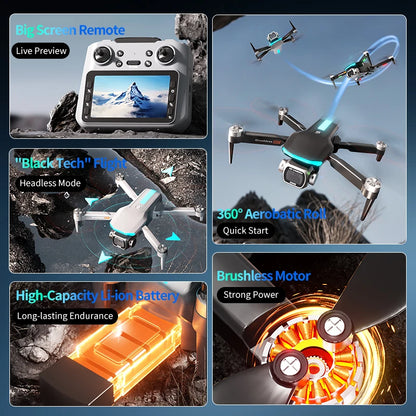 M7 Drone Brushless Motor Professional 8K HD Aerial Photography Obstacle Avoidance UAV Four-Rotor Helicopter Toys For Adults 2026