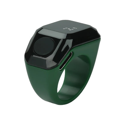 Portable Digital Display Counter Smart APP Ring Counter Bluetooth Counting Ring Time Reminder Wearable Tasbih Zikr Ring Misbah