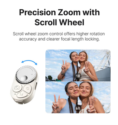 Telesin Magnetic Selfie Stick and Mini Tripod Portable Foldable Pole Extend To 60cm for Smartphone Macro Photography