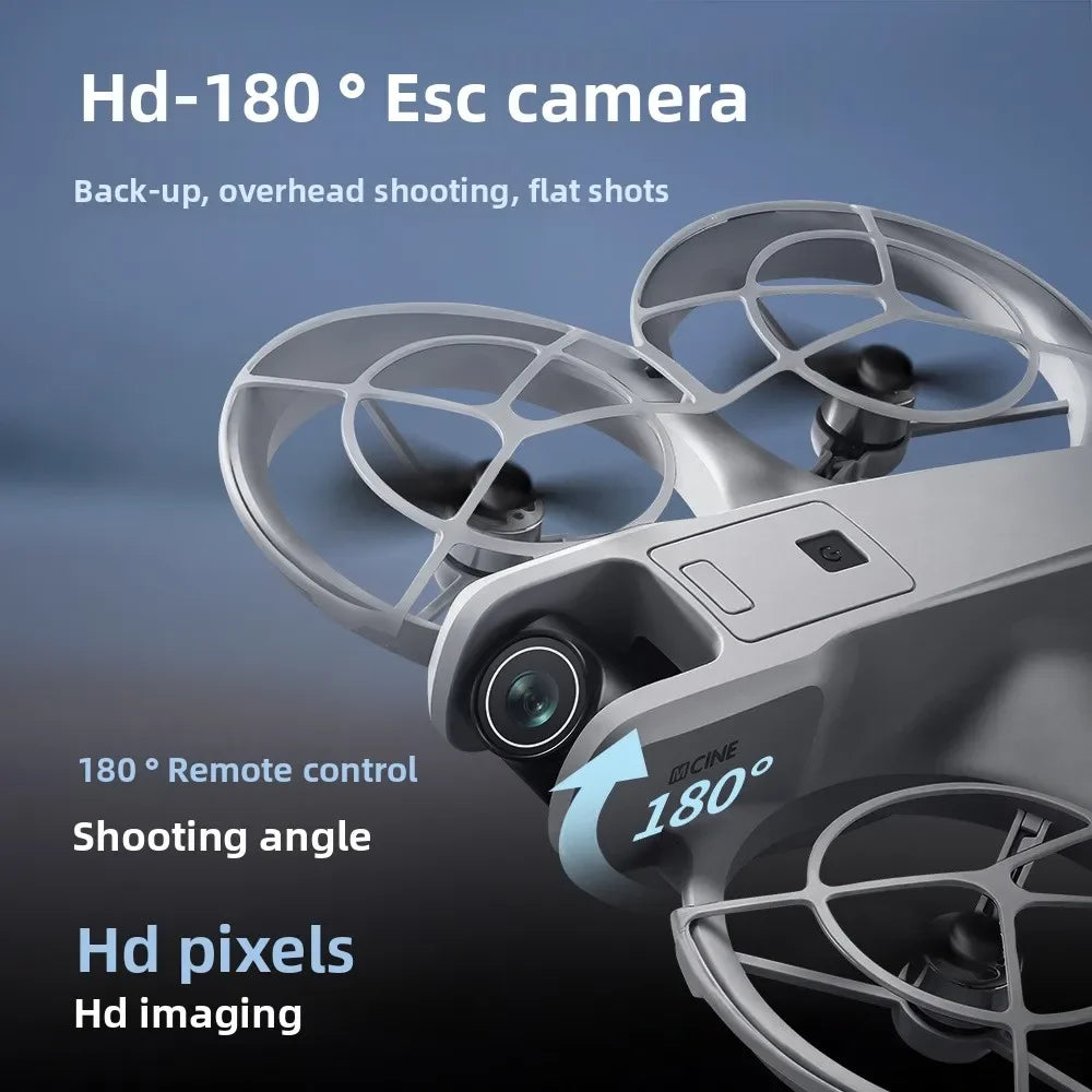 Brushless Drone New M88 Aerial Photography Optical Flow Positioning Quadcopter Remote-controlled Aircraft Toy Gift Box Set