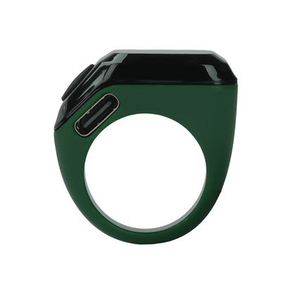 Digital Ring Counter Bluetooth APP Control OLED Display Silent Touch Type-C Rechargeable Muslims Zikr Ring Prayer Finger Counter