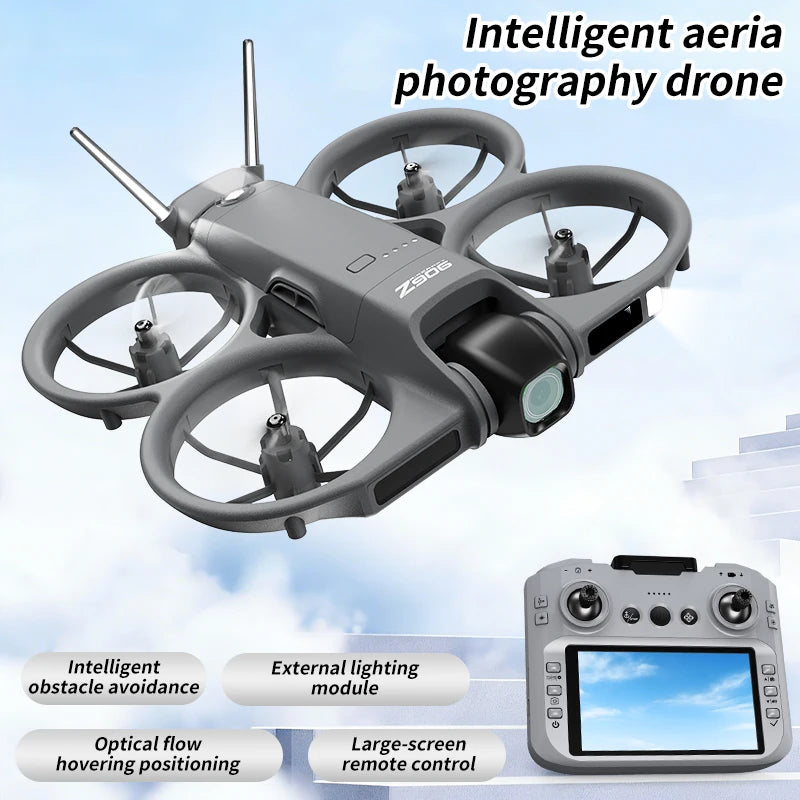 Xiaomi Z906 Drone 8K Aerial HD Intelligent Avoiding Obstacle With Larger Screen Remote Control Folding Brushless Power GPS Drone