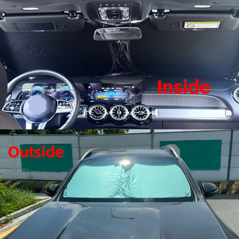 For Xiaomi YU7 MX11 2025~2026 Car Front Windshield Sunshade Fold Shade UV Shade Solar Sun Shade Privacy Curtain Car Accessories