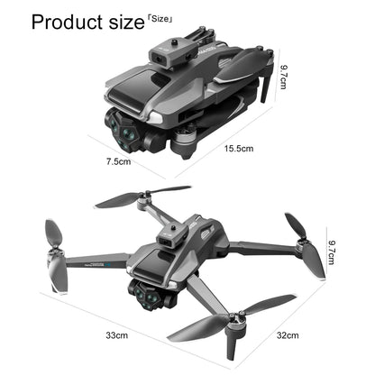 Foldable M66 RC Drone with 4.5in HD Foldable Screen,5G Smooth Image,Brushless Motor,Foldable Compact Quadcopter for Travel Aeri
