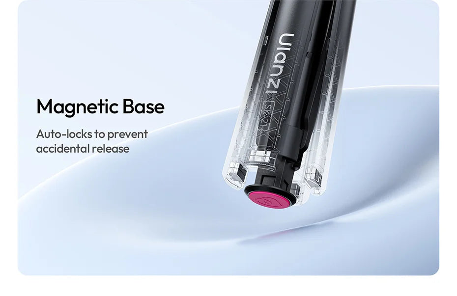 Original Ulanzi SK21 Magnetic Auto Open Tripod 8 Section Pole Extension For Phone Vlog Shooting Magnetic