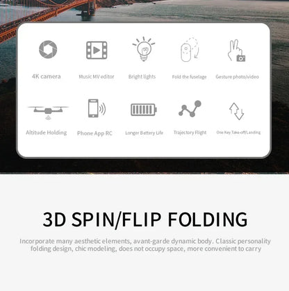 Foldable New E88 Pro RC Drone With 4K Professional 1080P Wide Angle Dual HD Camera WIFI FPV Quadcopter Height Hold