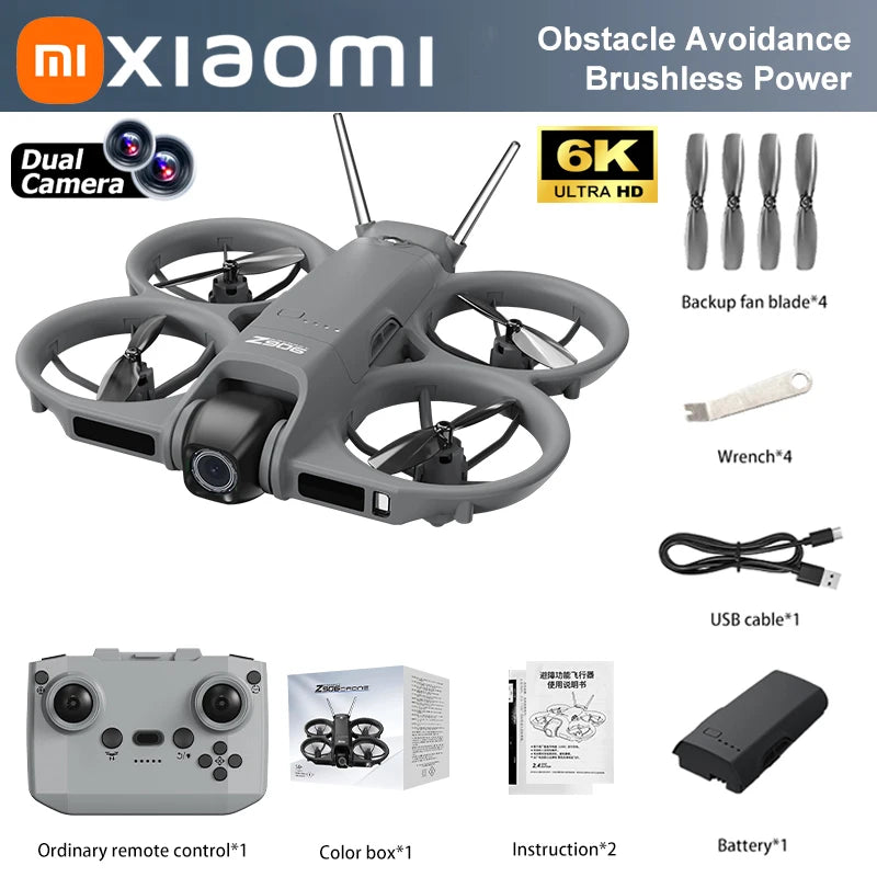 Xiaomi Z906 Drone 8K Aerial HD Intelligent Avoiding Obstacle With Larger Screen Remote Control Folding Brushless Power GPS Drone