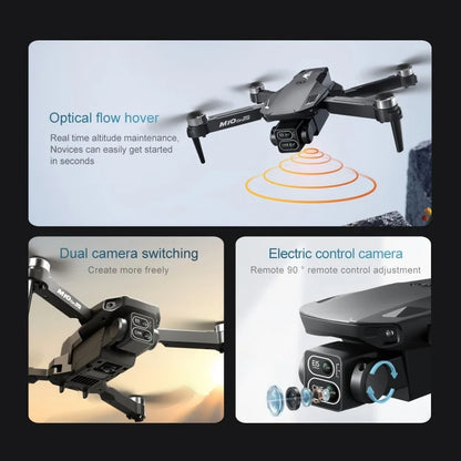 M10 Drone 8K HD Camera Brushless Motor For Aerial Photography Remote Control UAV For Beginners Professionals Hobby Gifts Adults