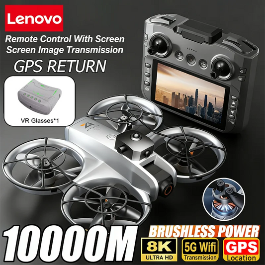 Lenovo Z4 Drone 8K Aerial HD Dual Camera 5G WIFI GPS Intelligent Obstacle Avoidance Photography Brushless Power Screen RC Drone
