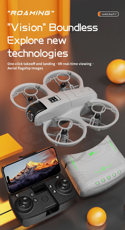 2026New X228 VR Drone 8K HD Optical Flow Hovers Headless Mode Helicopter 360° Flip Quadcopter Toys Mini Drone Fors Kid Toy Gifts