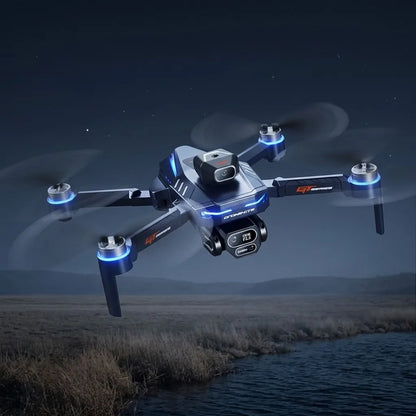 Foldable GPS Drone GT8 Professional 8K HD Dual Camera Helicopter Brushless Obstacle Avoidance Remote Control Quadcopter Aircraft