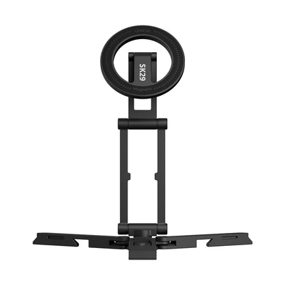 Original Ulanzi SK29 Foldable Magnetic Phone Stand Phone Clamp Selfie Stick Desktop Tripod 360° Rotation for Vlog Livestreaming