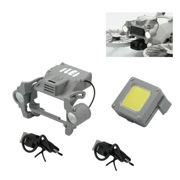 DJI Flip Night Flight Light Accessory, 900LM Front & Bottom Fill Lights, Adjustable Angle, High/Low/Strobe, 120 Min