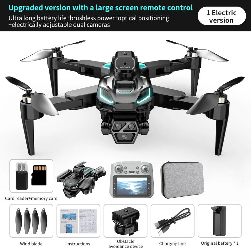 Lenovo M22 GPS Drone 8K ESC Dual Camera 5G WIFI FPV Screen Controller Brushless Optical Flow Long Endurance RC Aerial Quadcopter