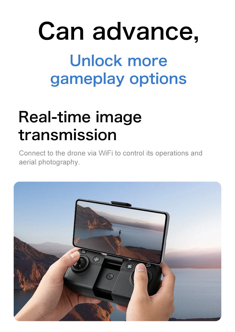 Aeri100 VR 8K Professional Drone With HD Camera 3-Axis Gimbal GPS Dron Brushless 5G WIFI Screen Remote Control RC Quadcopter Toy