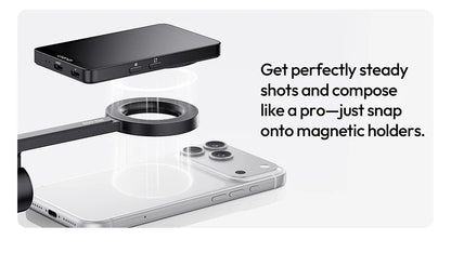 Ulanzi VM1 Vlog Selfie Monitor Screen for iPhone 17 16 15 Selfie Monitor Screen with Magnetic Ring Livestreaming Vlog Shots