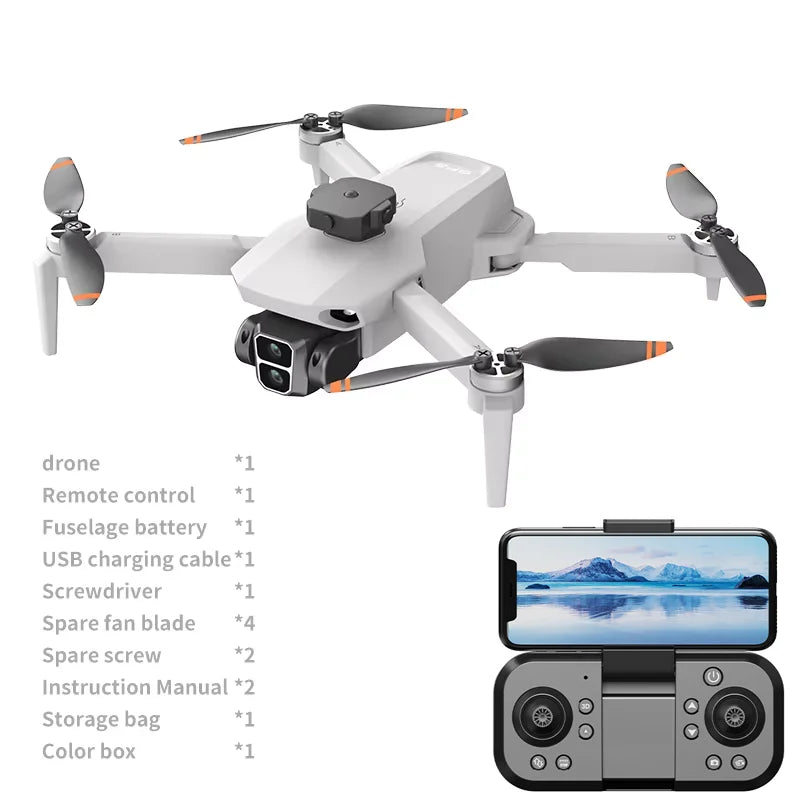 L106/L106-1 8K HD Drone With GPS Obstacle Avoidance Foldable Brushless Camera Remote Control Quadcopter UAV Toys For Photography