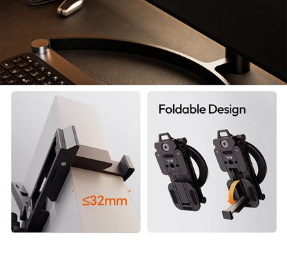Original Ulanzi SK29 Foldable Magnetic Phone Stand Phone Clamp Selfie Stick Desktop Tripod 360° Rotation for Vlog Livestreaming