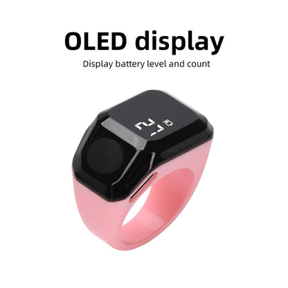 2026 New Smart APP Digital Ring Finger Counter Bluetooth Counting Ring Time Reminder Portable Wearable Tally Counter