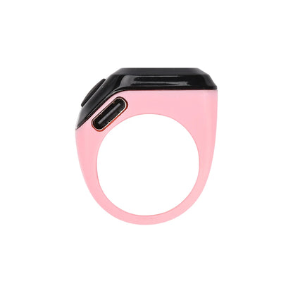 Digital Ring Counter Bluetooth APP Control OLED Display Silent Touch Type-C Rechargeable Muslims Ring Prayer Finger Counter