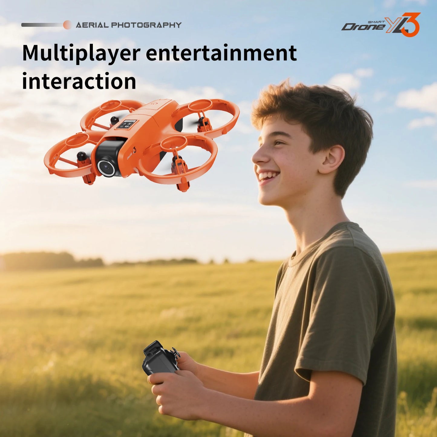 New YL3 Drone Dual Camera 5G WIFI Aerial Photography Aircraft Brushless Motor Remote Control Optical Flow Hover Aircraft UAV