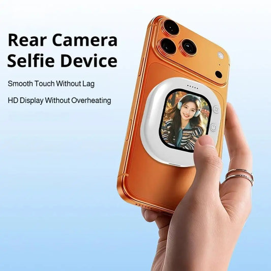 Mini Wireless Phone Selfie Monitor Screen Portable Back Camera Monitor With Magnetic For Selfie Vlog Live Video Recording