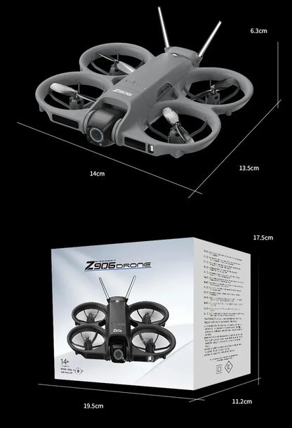 Xiaomi Z906 Drone 8K Aerial HD Intelligent Avoiding Obstacle with Larger Screen Remote Control Folding Brushless Power GPS Drone