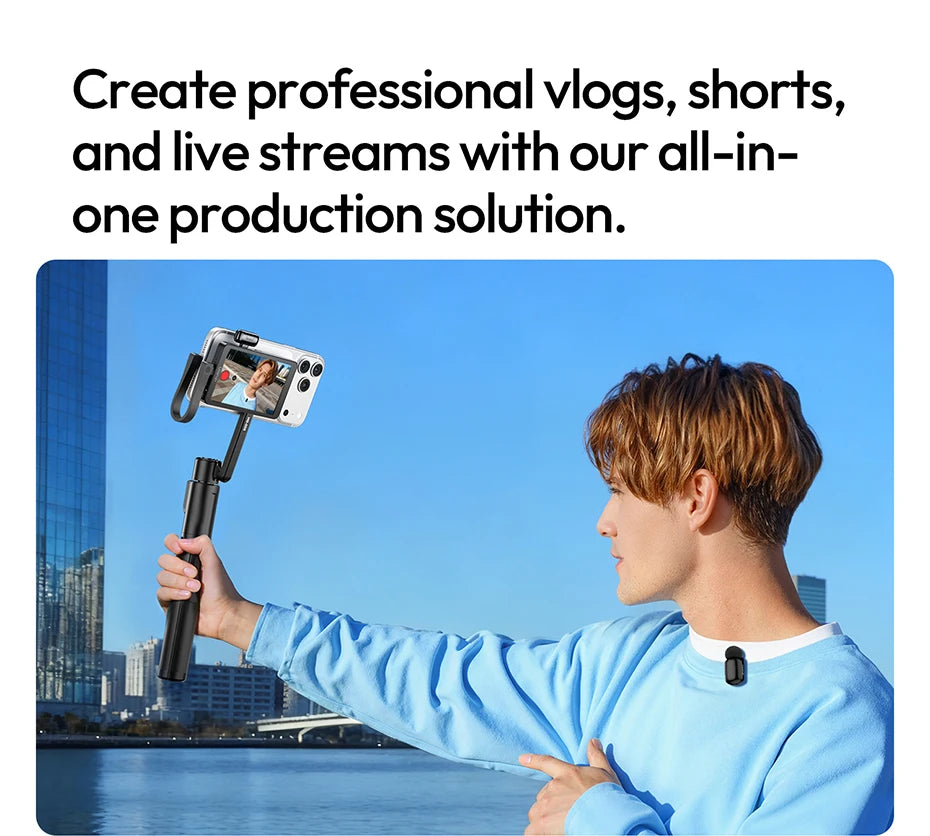 Ulanzi VM1 Vlog Selfie Monitor Screen for iPhone 17 16 15 Selfie Monitor Screen with Magnetic Ring Livestreaming Vlog Shots