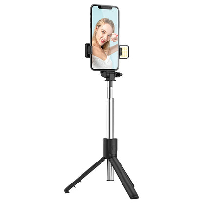 Shutter Tripod For iPhone Xiaomi Live Phone Holder Wireless Bluetooth Selfie Stick Tripod Stand without Fill Light Remote