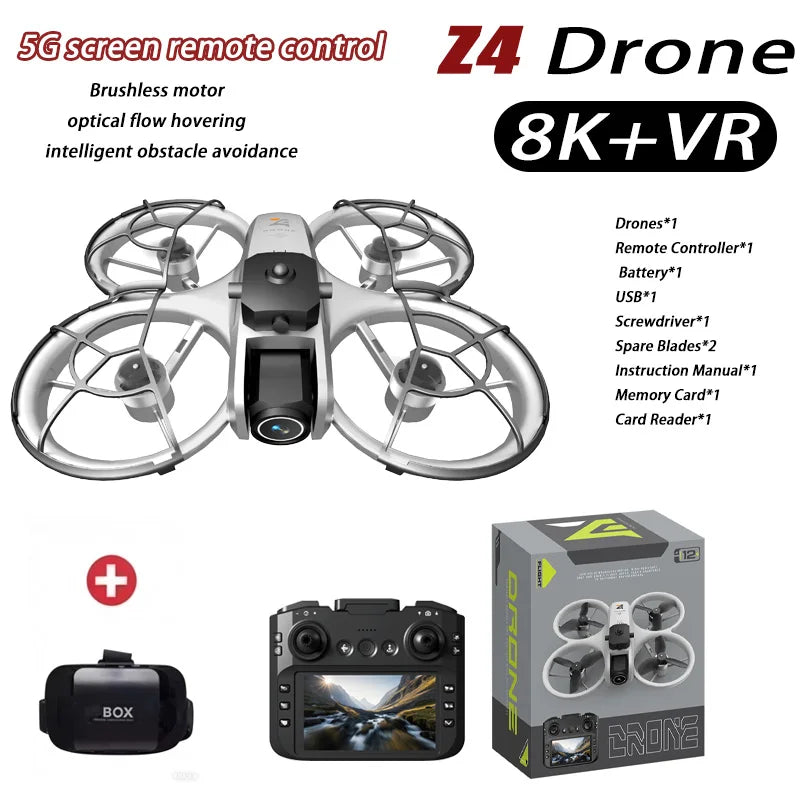 2026 New Z4 Drone 8K Wifi GPS Professional HD Aerial Photography Quadcopter with Dual Cameras Remote Control UAV For Kids Adults