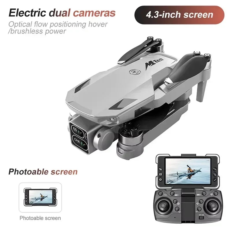 M10 Drone 8K HD Camera Brushless Motor For Aerial Photography Remote Control UAV For Beginners Professionals Hobby Gifts Adults