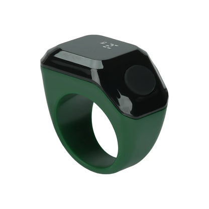 Digital Ring Counter Bluetooth APP Control OLED Display Silent Touch Type-C Rechargeable Muslims Zikr Ring Prayer Finger Counter