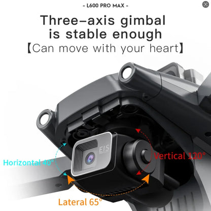 L600 PRO/L600 PRO MAX GPS Drone 4K Professional HD Camera 3-Axis Gimbal 5G FPV Brushless Optional Avoiding Obstacle Quadcopter